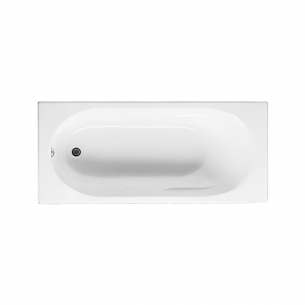 Vonia Jika LYRA 1600x750x415 mm, su kojelėmis, stačiakampė, akrilinė 